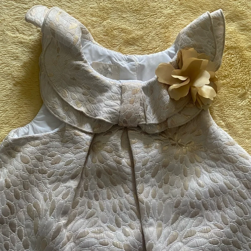 NWT-LAURA ASHLEY LONDON-GOLD DRESS